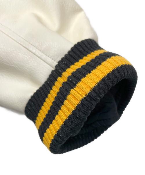 X-LARGE（エクストララージ）X-LARGE (エクストララージ) SPACE JAM (スペースジャム) スタジャン ブラック×イエロー サイズ:Lの古着・服飾アイテム