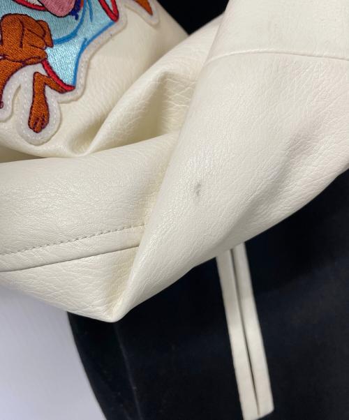 X-LARGE（エクストララージ）X-LARGE (エクストララージ) SPACE JAM (スペースジャム) スタジャン ブラック×イエロー サイズ:Lの古着・服飾アイテム