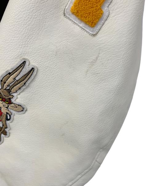 X-LARGE（エクストララージ）X-LARGE (エクストララージ) SPACE JAM (スペースジャム) スタジャン ブラック×イエロー サイズ:Lの古着・服飾アイテム