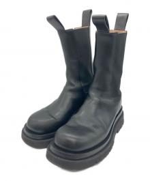 BOTTEGA VENETA（ボッテガベネタ）の古着「ザ・ラグブーツ」｜ブラック