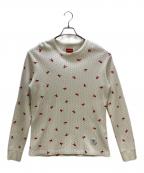 SUPREME×PLAY BOYシュプリーム×プレイボーイ）の古着「長袖カットソー Waffle Thermal 17AW」｜ホワイト