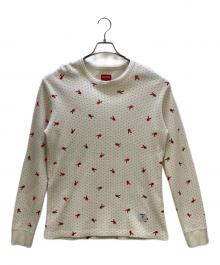 SUPREME×PLAY BOY（シュプリーム×プレイボーイ）の古着「長袖カットソー Waffle Thermal 17AW」｜ホワイト
