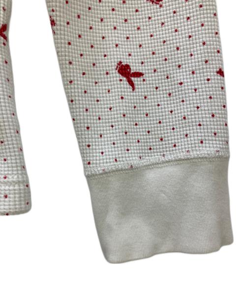 SUPREME（シュプリーム）SUPREME (シュプリーム) PLAY BOY (プレイボーイ) 長袖カットソー Waffle Thermal 17AW ホワイト サイズ:Mの古着・服飾アイテム