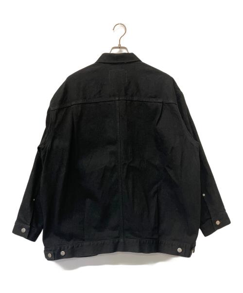 Graphpaper（グラフペーパー）Graphpaper (グラフペーパー) デニムジャケット ブラック サイズ:Mの古着・服飾アイテム