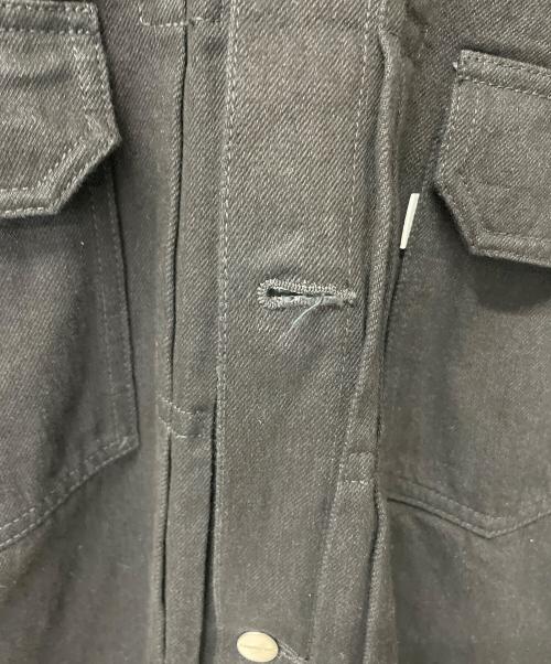 Graphpaper（グラフペーパー）Graphpaper (グラフペーパー) デニムジャケット ブラック サイズ:Mの古着・服飾アイテム