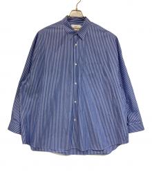 Graphpaper（グラフペーパー）の古着「長袖シャツ」｜ブルー