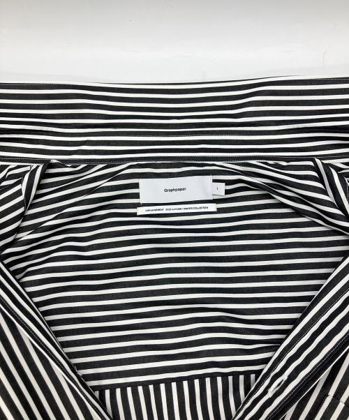 Graphpaper（グラフペーパー）Graphpaper (グラフペーパー) 長袖シャツ ブラック×ホワイト サイズ:1の古着・服飾アイテム