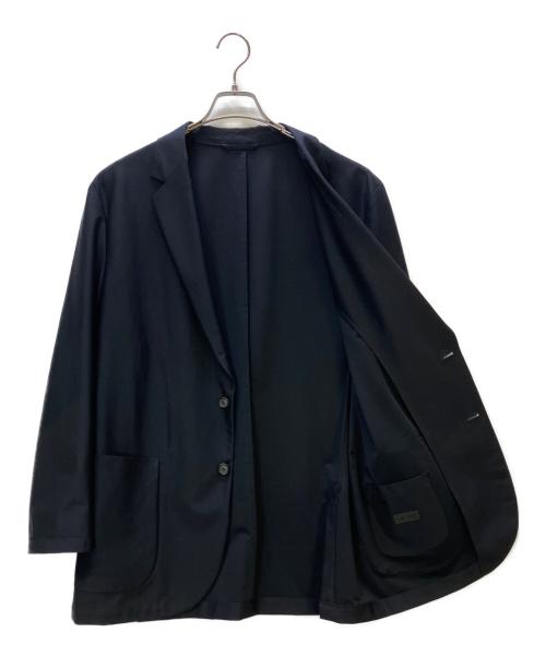 movb（モーヴ）movb (モーヴ) シングル２Bジャケット Double Cover Twill Washable コスモネイビー サイズ:52の古着・服飾アイテム