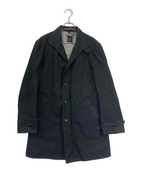 Christian Dior MONSIEUR（クリスチャンディオールムッシュ）Christian Dior MONSIEUR (クリスチャンディオールムッシュ) ライナー付ステンカラーコート ネイビー サイズ:Lの古着・服飾アイテム