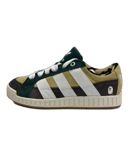 A BATHING APE（ア ベイシング エイプ）A BATHING APE (ア ベイシング エイプ) adidas (アディダス) スニーカー グリーン サイズ:27 未使用品の古着・服飾アイテム