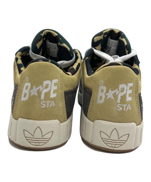 A BATHING APE（ア ベイシング エイプ）A BATHING APE (ア ベイシング エイプ) adidas (アディダス) スニーカー グリーン サイズ:27 未使用品の古着・服飾アイテム