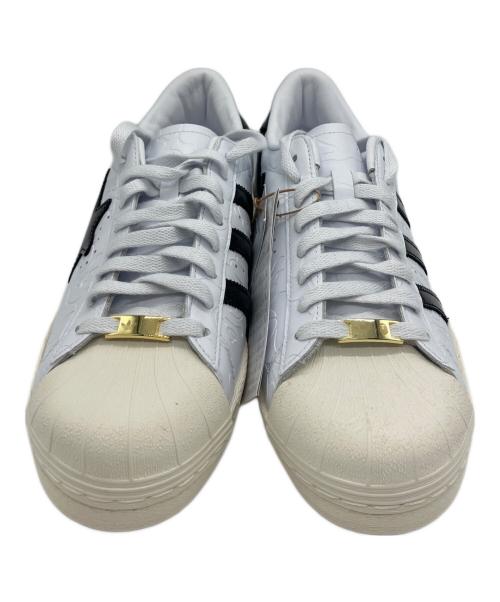 adidas（アディダス）adidas (アディダス) A BATHING APE (ア ベイシング エイプ) スニーカー ホワイト サイズ:28 未使用品の古着・服飾アイテム