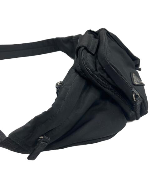 PRADA（プラダ）PRADA (プラダ) ウエストポーチ ブラックの古着・服飾アイテム