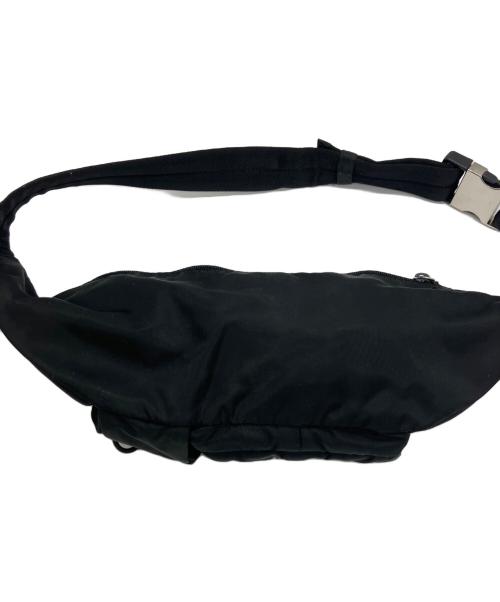 PRADA（プラダ）PRADA (プラダ) ウエストポーチ ブラックの古着・服飾アイテム