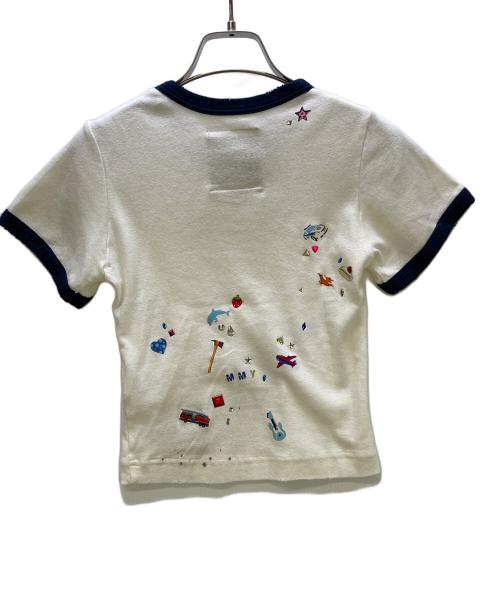 Maison MIHARA YASUHIRO（メゾン ミハラ ヤスヒロ）Maison MIHARA YASUHIRO (メゾン ミハラ ヤスヒロ) 半袖カットソー ホワイト サイズ:38の古着・服飾アイテム