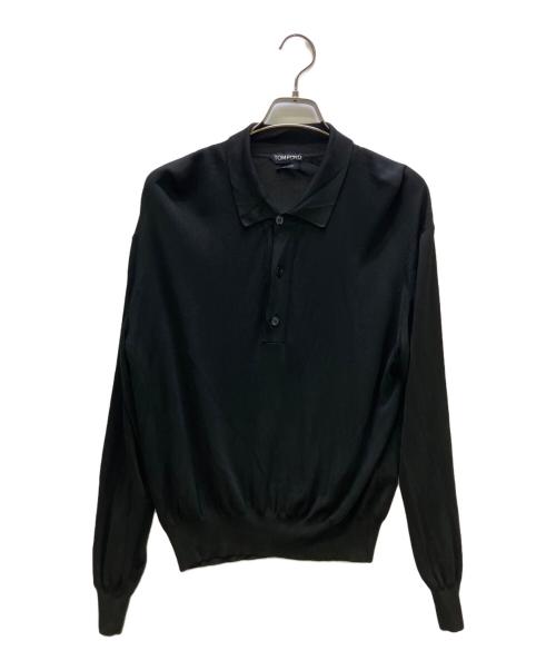 TOM FORD（トムフォード）TOM FORD (トムフォード) 薄手ニット ブラック サイズ:48の古着・服飾アイテム