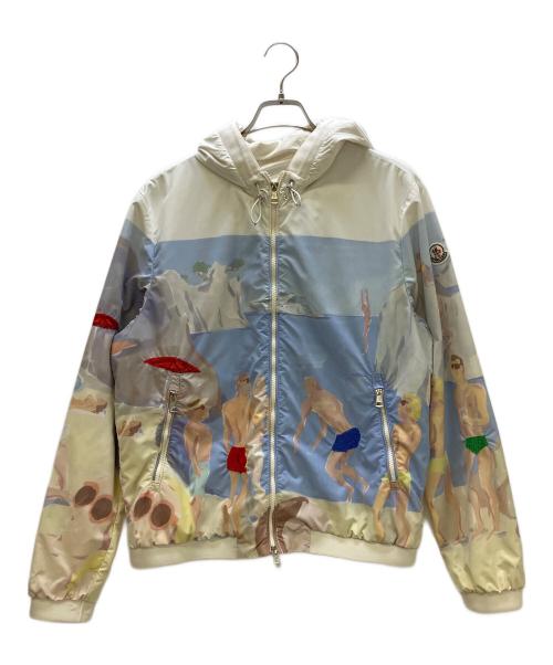 MONCLER（モンクレール）MONCLER (モンクレール) ナイロンジャケット JEANCLAUDE GIUBOTTO ホワイト サイズ:1の古着・服飾アイテム