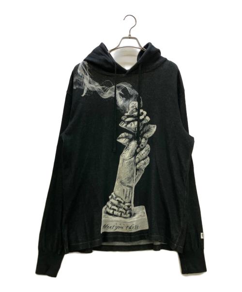 NEIGHBORHOOD（ネイバーフッド）NEIGHBORHOOD (ネイバーフッド) EGUAG (ゲージ) プルオーバーパーカー ブラック サイズ:Lの古着・服飾アイテム