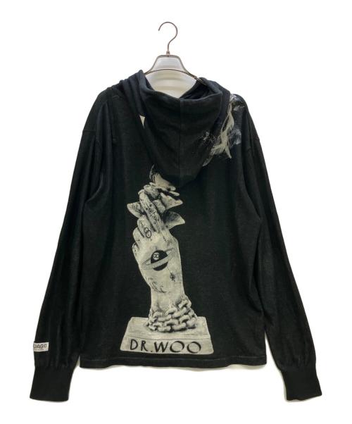 NEIGHBORHOOD（ネイバーフッド）NEIGHBORHOOD (ネイバーフッド) EGUAG (ゲージ) プルオーバーパーカー ブラック サイズ:Lの古着・服飾アイテム
