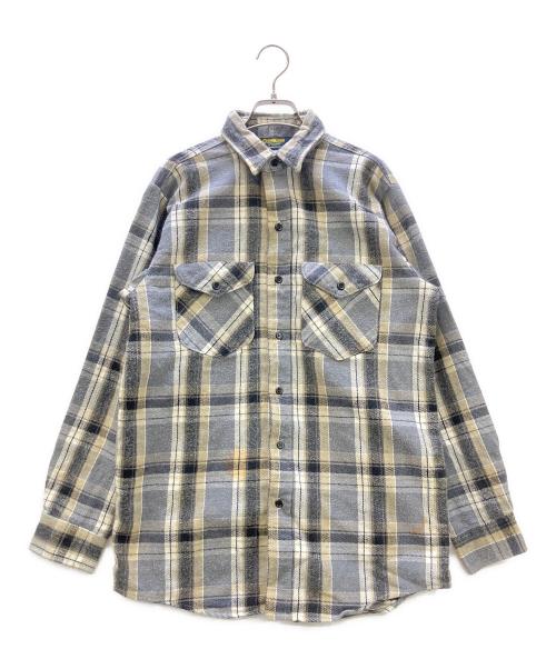 OSH KOSH（オシュコシュ）OSH KOSH (オシュコシュ) シャツジャケット グレー サイズ:MRの古着・服飾アイテム