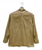 AURALEEオーラリー）の古着「長袖ブラウス」｜ベージュ