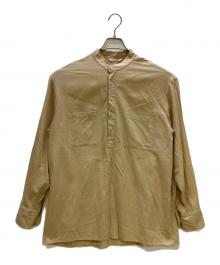 AURALEE（オーラリー）の古着「長袖ブラウス」｜ベージュ