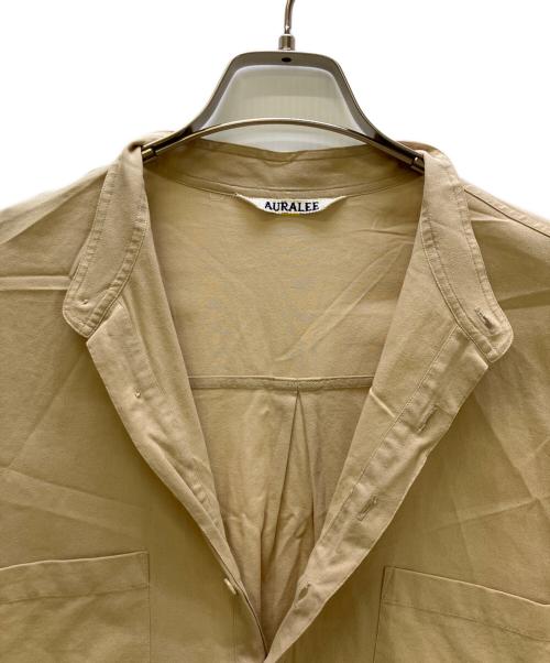 AURALEE（オーラリー）AURALEE (オーラリー) 長袖ブラウス ベージュ サイズ:3の古着・服飾アイテム