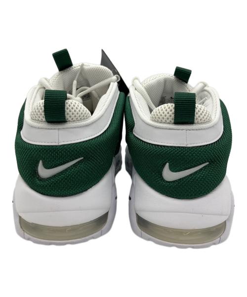 NIKE（ナイキ）NIKE (ナイキ) AIR MORE UPTEMPO LOW ホワイト×グリーン サイズ:27 未使用品の古着・服飾アイテム