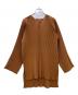kotohayokozawa（コトハヨコザワ）の古着「長袖プリーツカットソー」｜ブラウン
