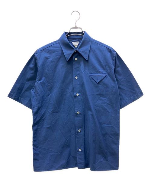 BOTTEGA VENETA（ボッテガベネタ）BOTTEGA VENETA (ボッテガベネタ) 半袖シャツ ブルー サイズ:46の古着・服飾アイテム