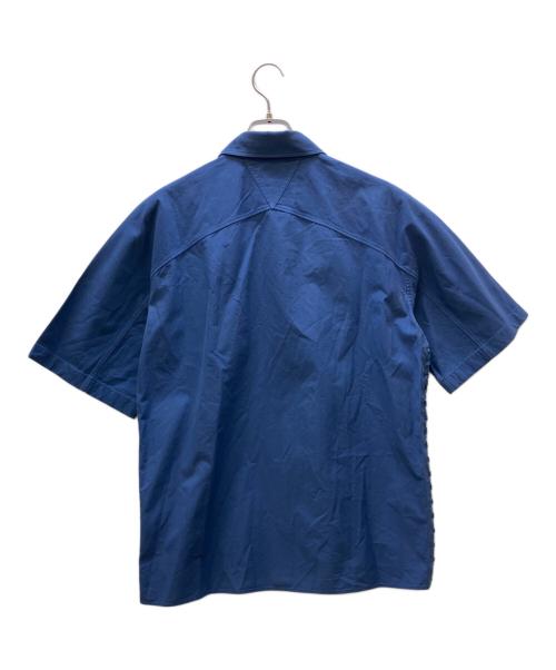 BOTTEGA VENETA（ボッテガベネタ）BOTTEGA VENETA (ボッテガベネタ) 半袖シャツ ブルー サイズ:46の古着・服飾アイテム