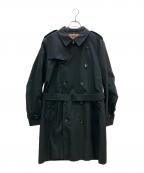 BURBERRYバーバリー）の古着「裏地ノバチェックトレンチコート」｜ブラック