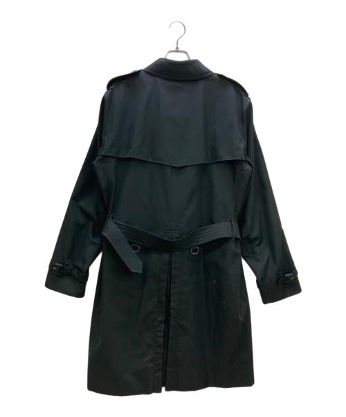 BURBERRY（バーバリー）BURBERRY (バーバリー) 裏地ノバチェックトレンチコート ブラック サイズ:52の古着・服飾アイテム