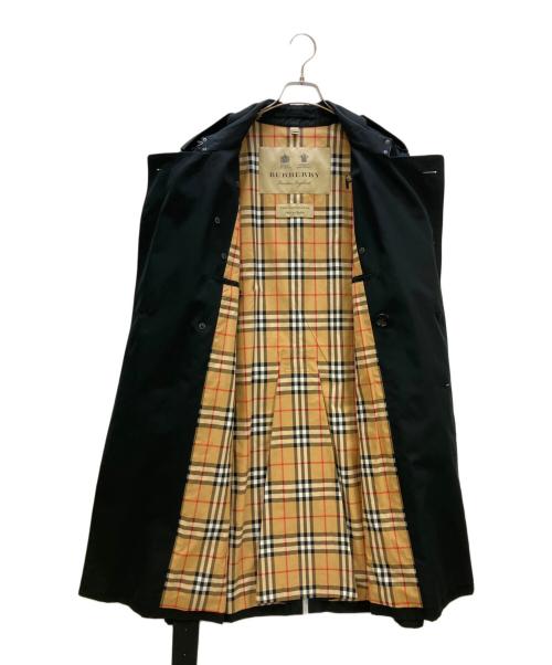 BURBERRY（バーバリー）BURBERRY (バーバリー) 裏地ノバチェックトレンチコート ブラック サイズ:52の古着・服飾アイテム