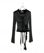 THEREDTHREADザレッドスレッド）の古着「長袖カットソー S trailing rose tops」｜グレー