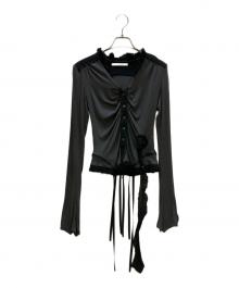 THEREDTHREAD（ザレッドスレッド）の古着「長袖カットソー S trailing rose tops」｜グレー