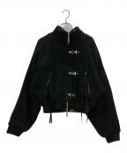 THEREDTHREADザレッドスレッド）の古着「S clasp balloon blouson」｜ブラック