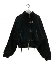 THEREDTHREAD（ザレッドスレッド）の古着「S clasp balloon blouson」｜ブラック