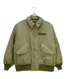 NEW BALANCE（ニューバランス）の古着「フライトジャケット」｜オリーブ