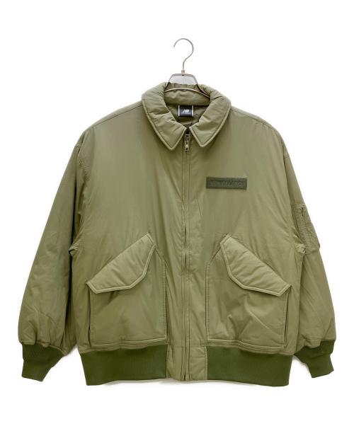 NEW BALANCE（ニューバランス）NEW BALANCE (ニューバランス) フライトジャケット オリーブ サイズ:L 未使用品の古着・服飾アイテム