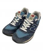 NEW BALANCEニューバランス）の古着「スニーカー」｜ブルー×ネイビー