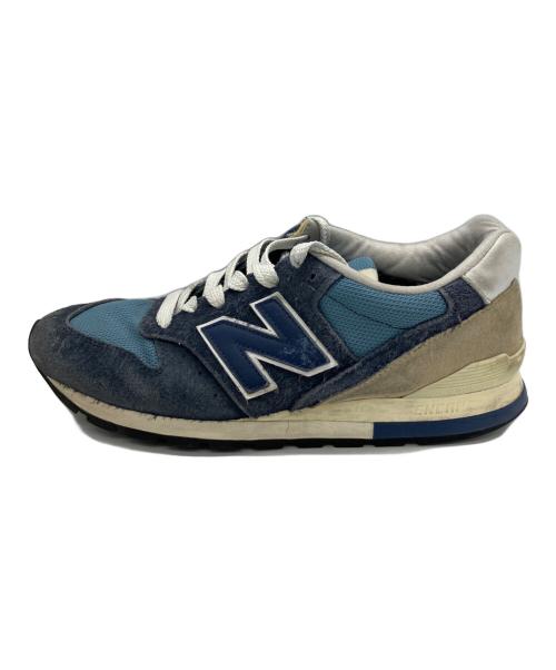 NEW BALANCE（ニューバランス）NEW BALANCE (ニューバランス) スニーカー ブルー×ネイビー サイズ:27.5の古着・服飾アイテム