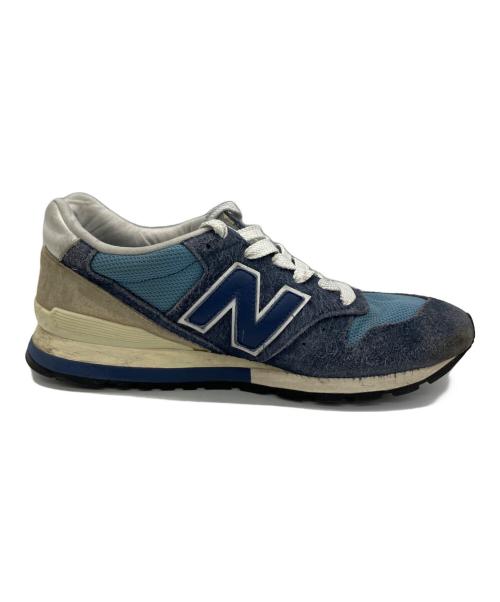 NEW BALANCE（ニューバランス）NEW BALANCE (ニューバランス) スニーカー ブルー×ネイビー サイズ:27.5の古着・服飾アイテム