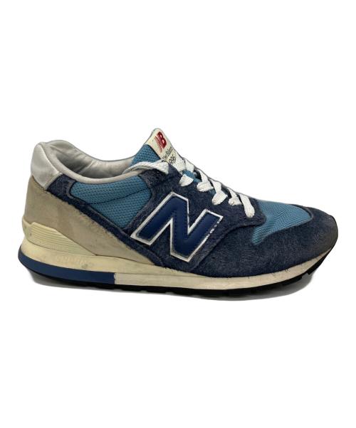 NEW BALANCE（ニューバランス）NEW BALANCE (ニューバランス) スニーカー ブルー×ネイビー サイズ:27.5の古着・服飾アイテム