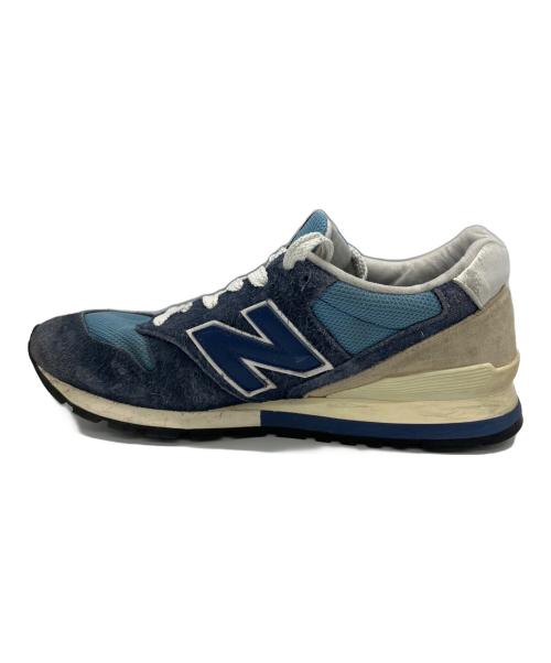 NEW BALANCE（ニューバランス）NEW BALANCE (ニューバランス) スニーカー ブルー×ネイビー サイズ:27.5の古着・服飾アイテム