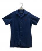 POLO RALPH LAURENポロ・ラルフローレン）の古着「オープンカラーレーヨンシャツ」｜ネイビー
