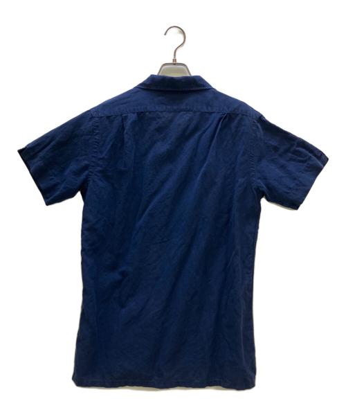 POLO RALPH LAUREN（ポロ・ラルフローレン）POLO RALPH LAUREN (ポロ・ラルフローレン) オープンカラーレーヨンシャツ ネイビー サイズ:Sの古着・服飾アイテム