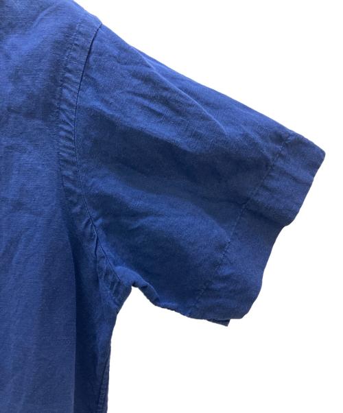 POLO RALPH LAUREN（ポロ・ラルフローレン）POLO RALPH LAUREN (ポロ・ラルフローレン) オープンカラーレーヨンシャツ ネイビー サイズ:Sの古着・服飾アイテム