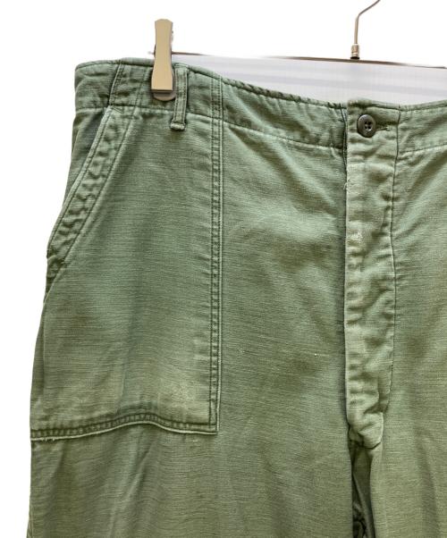 ノーブランド（ノーブランド）ノーブランド (ノーブランド) ベイカーパンツ OG-107 TYPE1 オリーブ サイズ:42×31の古着・服飾アイテム