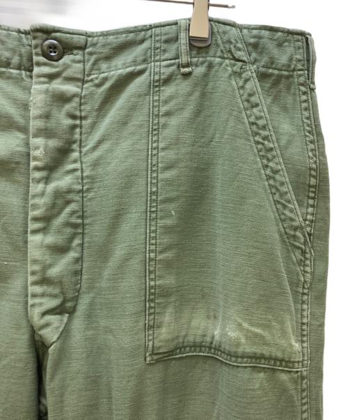 ノーブランド（ノーブランド）ノーブランド (ノーブランド) ベイカーパンツ OG-107 TYPE1 オリーブ サイズ:42×31の古着・服飾アイテム